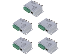 Transceptor Balun De Vídeo Utp De 4 Canales 5x