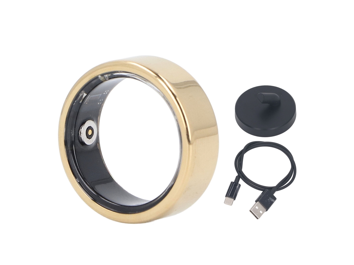 Anillo Inteligente (podómetro Y Monitor De Sueño) Anillo Deportivo Inteligente Multifuncional Rastreador De Fitness Resistente Al Agua Ip68 Con Cable De Carga