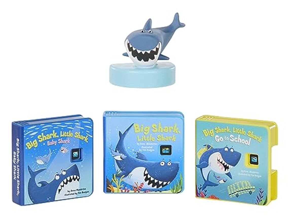 Colección de juguetes Little Tikes Shark Story con sonido y luz.