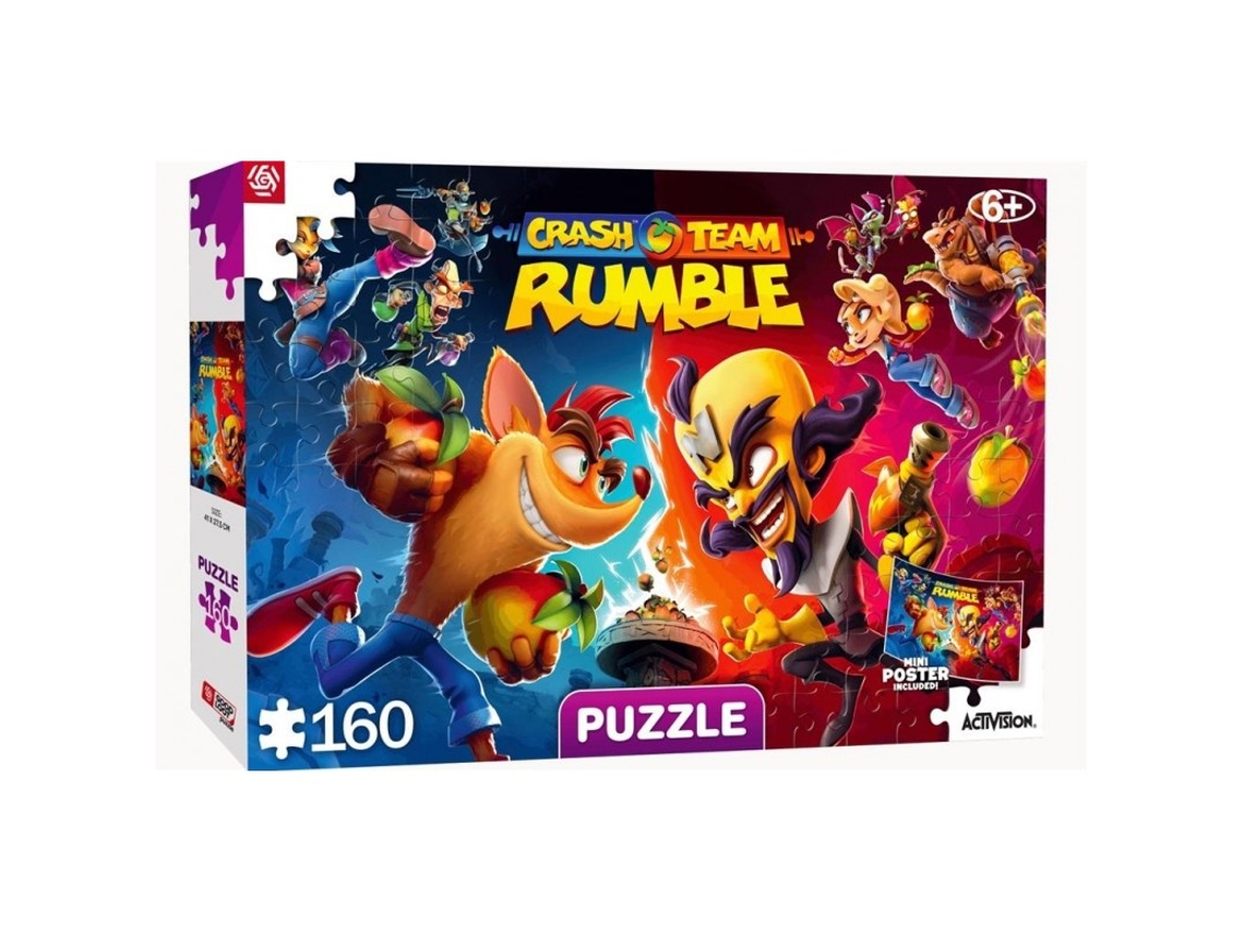 Puzzle GOOD LOOT Kids: Crash Rumble Heroes (Edad Mínima Recomendada: 7 años - 160 Piezas)