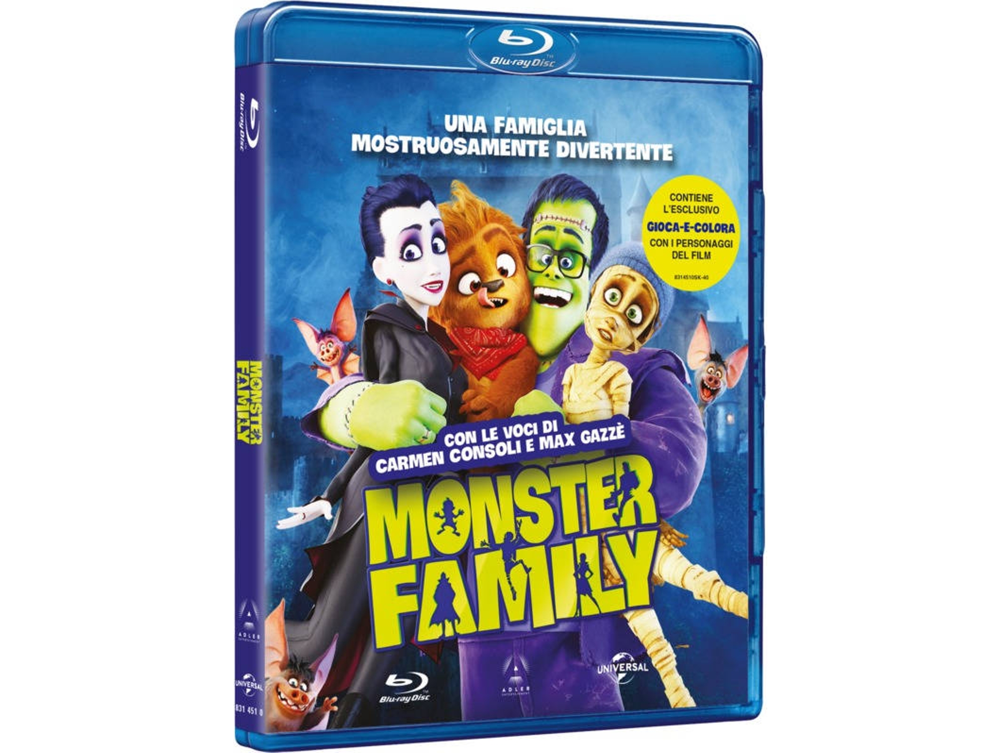Blu-Ray Monster Family Inglés, Italiano