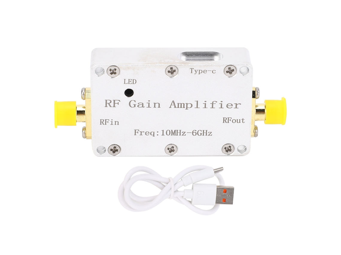 Módulo Receptor De Rf De Bajo Ruido (20 Db) Con Conector Sma, Entrada/salida, 10m-6ghz.