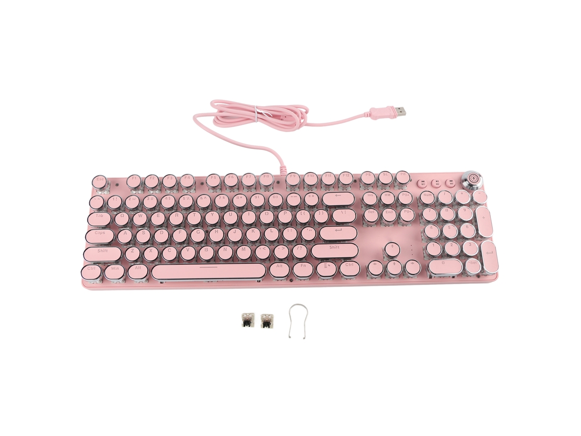 Teclado Mecánico Gaming Cableado Con Switch Azul