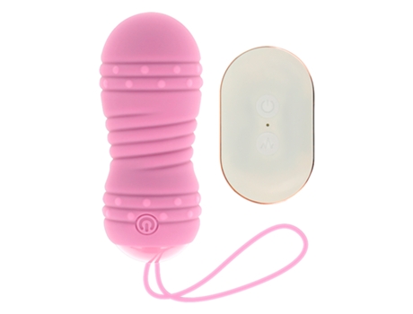 Estimulador Ohmama CONTROL Remoto Huevo Giratorio 7 Patrones - Rosa