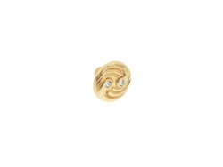Pomo Para Muebles De Zamac Y Cristal Diámetro 31mm Bañados En Oro Pack De 25