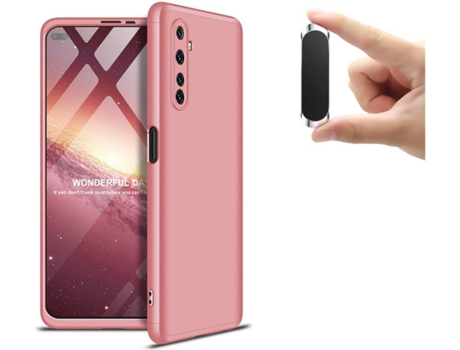 Carcasa y Soporte Realme 6 PRO Slim armor 360º Rosa