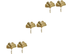 Juego de 3 ganchos decorativos, ganchos decorativos para abrigos, ropa y accesorios, diseño