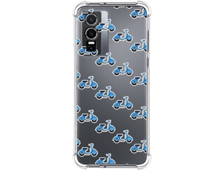 Carcasa para Vivo Y76 5G TUMUNDOSMARTPHONE Dibujos Antigolpes Scooter Multicolor