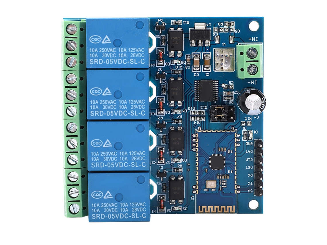 Ycy-módulo Relé 4 Canales Bluetooth Control Remoto Con App Para Hogar Inteligente Android