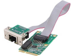 Tarjeta De Red Mini Pci E Con Pines Curvos, Puerto De Servidor Gigabit I210at