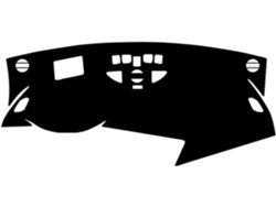 Alfombrilla Protectora De Cuero Y Fibra Carbono Para El Salpicadero Del Buick Envision 2020-2023 (negro, Sin