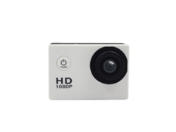 Cámara de vídeo digital de acción HD impermeable blanca Ushion
