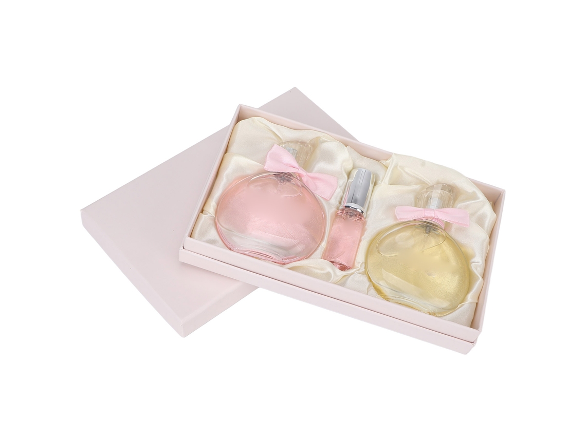 Set De Perfumes Para Mujer Con Fragancia Floral Elegante Y Larga Duración Spray Rosa Oro