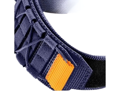 Correa Nylon Militar para Garmin Instinct 2X Solar Azul ¡ANTIMPACTO!
