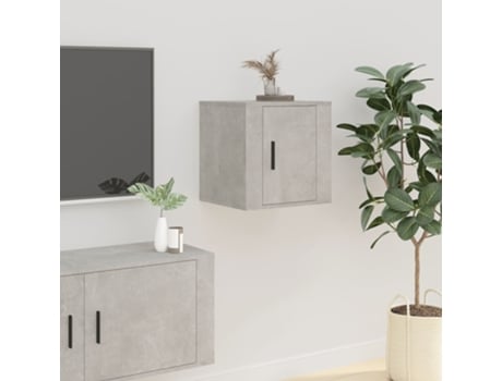 Mueble De Tv De Pared VIDAXL Gris Madera contrachapada (40x34.5x40 )
