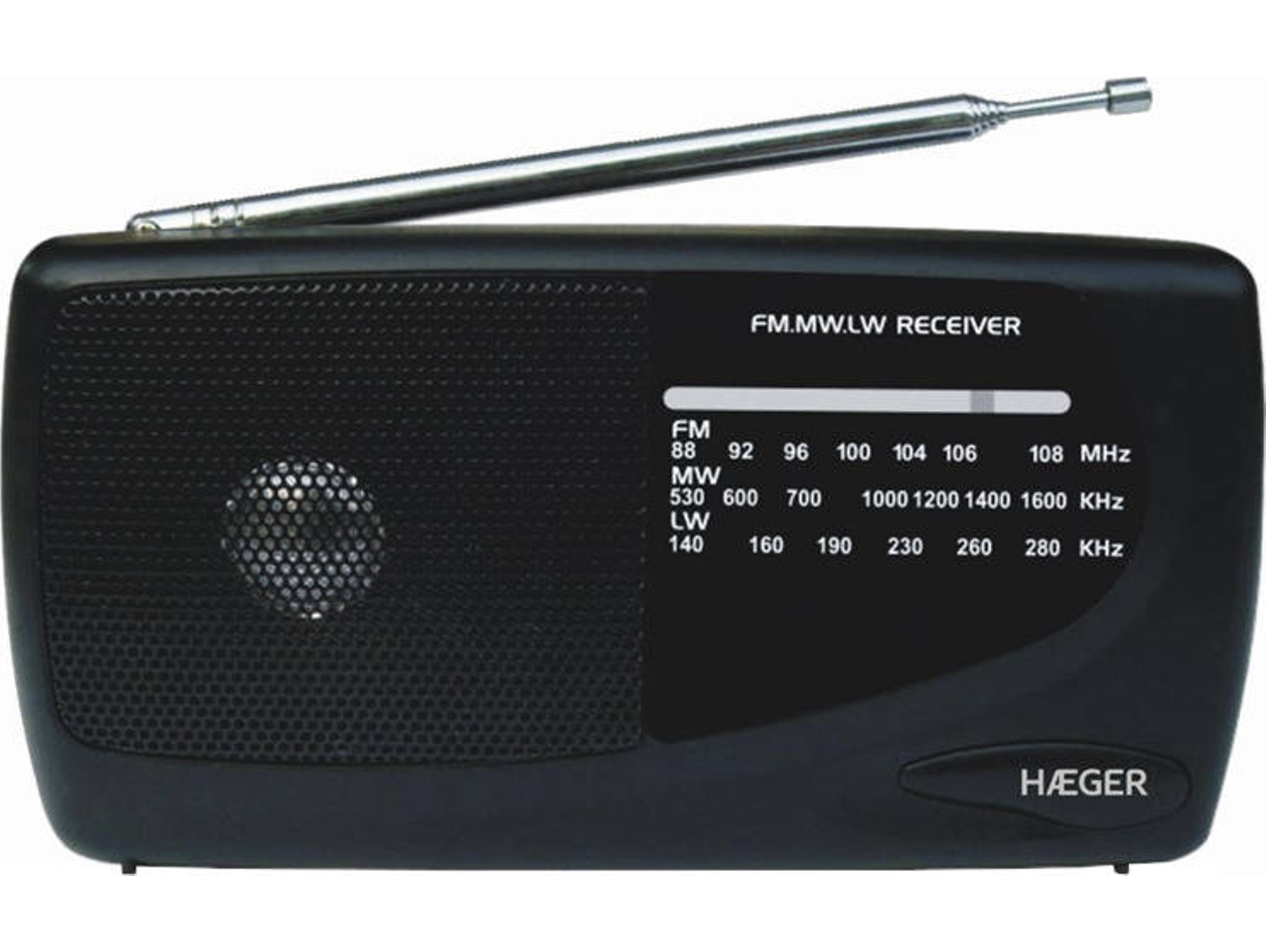 Radio Portátil HAEGER Handy (FM/MW/LW - Pilas)