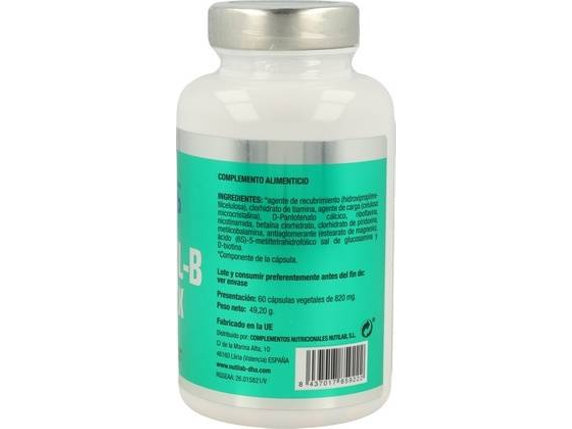 Complemento Alimentar NUTILAB Nutimetil-B Complex (60 cápsulas)
