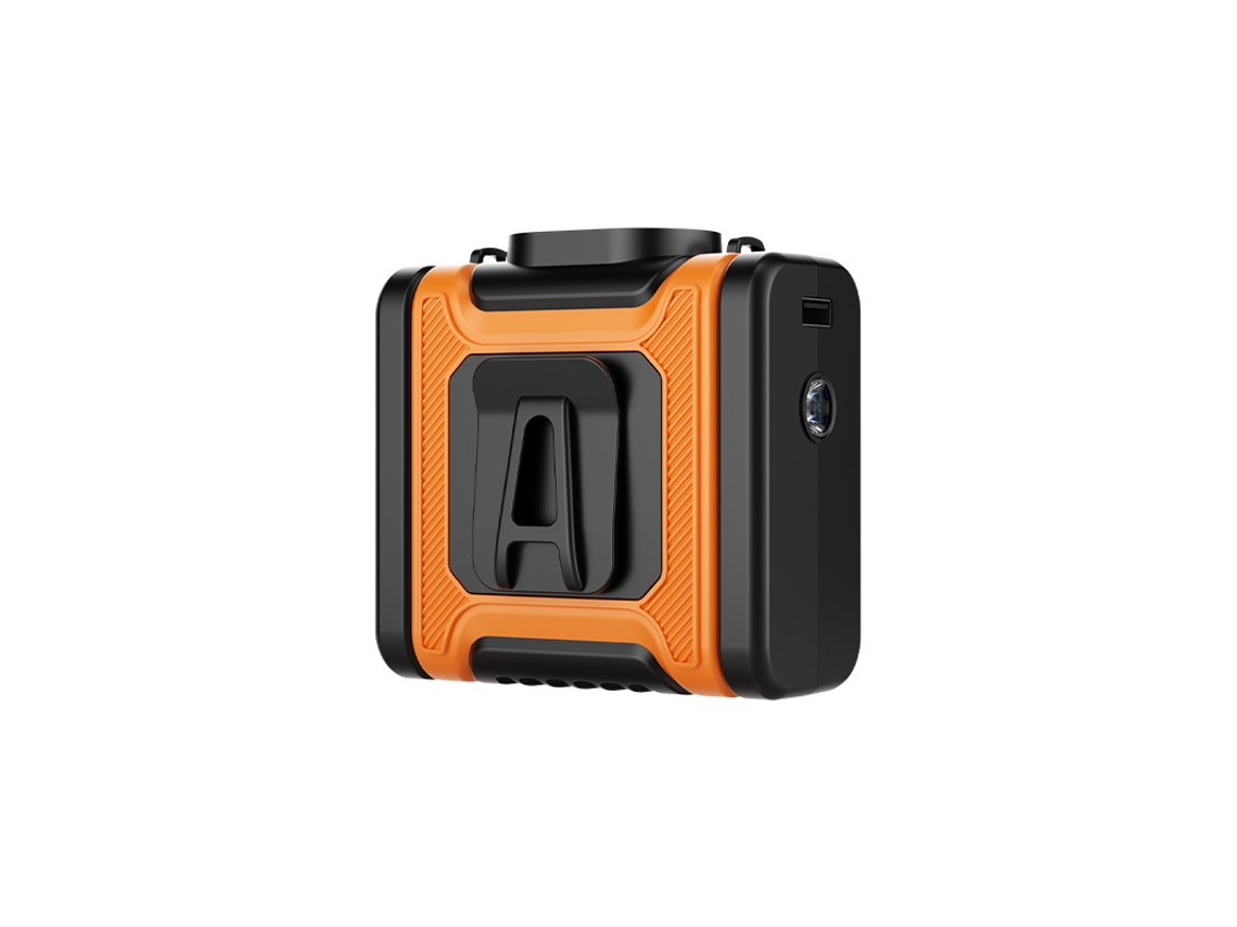 Ventilador Portátil Usb Recarregável Para Cintura E Pescoço, Pequeno, Com Lanterna, Ideal Para Obra, Ao Ar Livre E Trilha