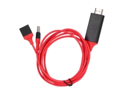 Cable Adaptador Hdmi 1080p Para Teléfonos Móviles Y Tabletas, Conector Hd Para Tv, 2 M