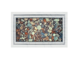 Pegatinas estéreo 3D Baok con temática de loto y estanque de peces para paredes y suelos, decoración del hogar y comercial MJ8031C