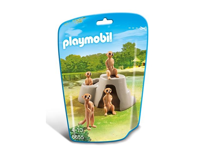 PLAYMOBIL City Life: Suricatas - 6655 (Edad Mínima: 4)