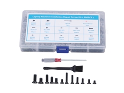 Kit De 600 Tornillos De Acero Al Carbono Para Ordenador, Modelos M2, M2.5 Y M3, Con Destornillador Y Cepillo Para Reparaciones Electrónicas.