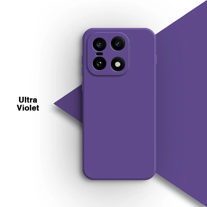 Ultra Violetaoneplus 15rfundas Traseras De Silicona Líquida De Alta Calidad, Diseño Moderno Y Sencillo Con Interior Flocado