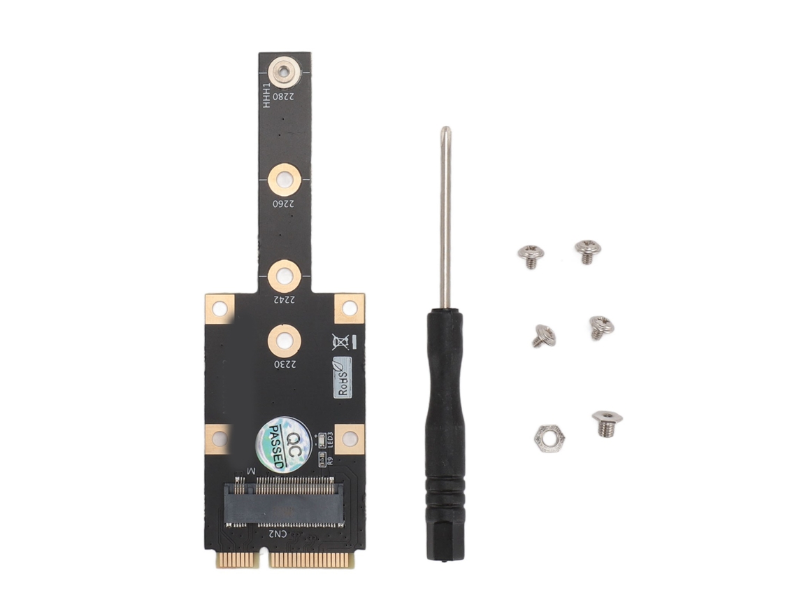 Adaptador M.2 Ngff Nvme Ssd Mini Pcie A Convertidor M.2 M Key Para Ssd 2230-2280