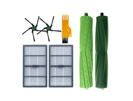 Conjunto para irobot roomba s9 escova principal de rolamento escovas laterais filtro hepa
