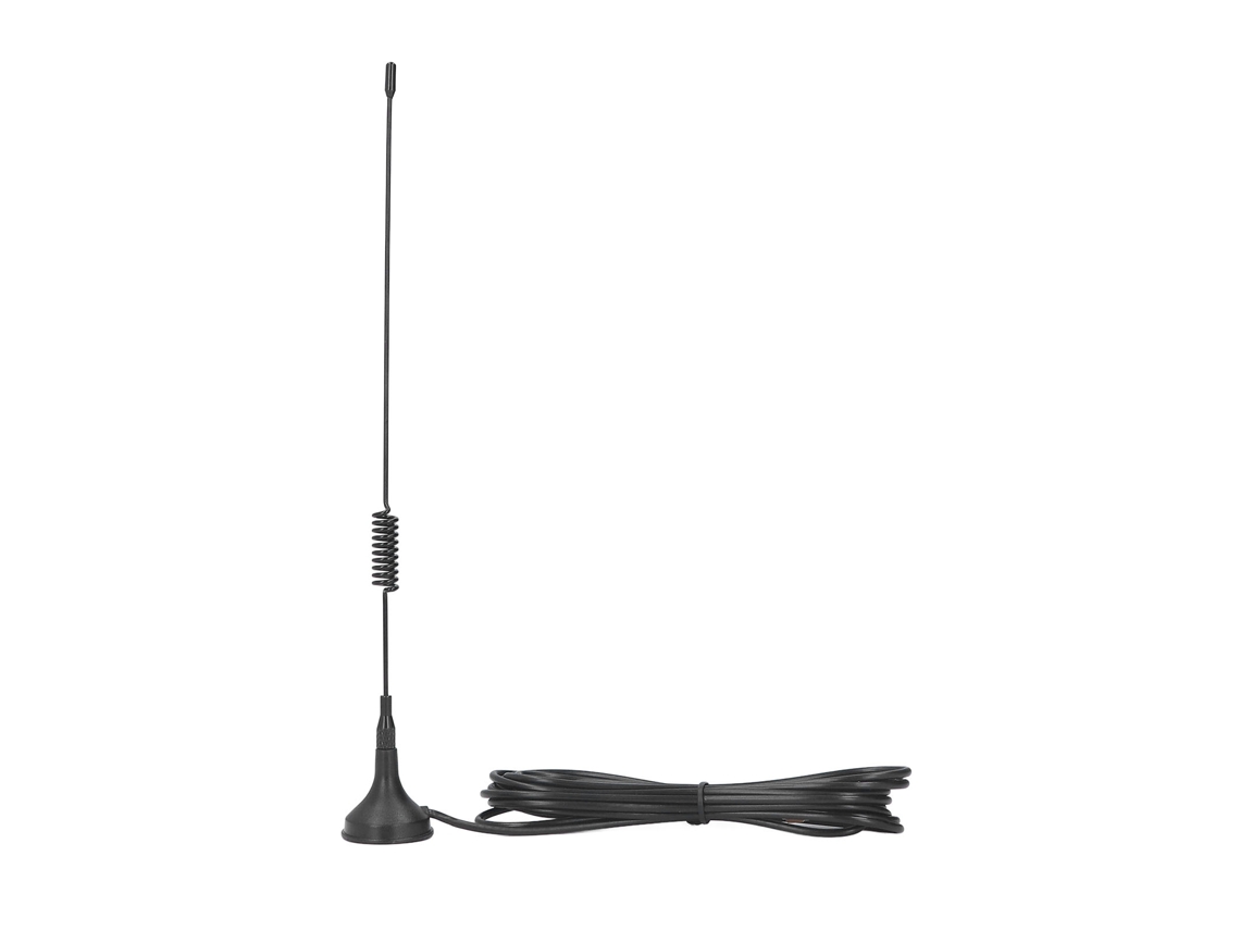 Antena Gsm Externa De Alta Ganancia De 7 Dbi Con Base Magnética (sma) Para Máquinas Publicitarias Y Transmisión De Señales.