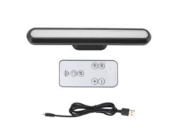 Rebe-luz De Escritorio Led Recargable Usb Con Regulable Sin Escalas, Magnética, Tactil Y Batería, Luz De Lectura Para Gabinete Negro