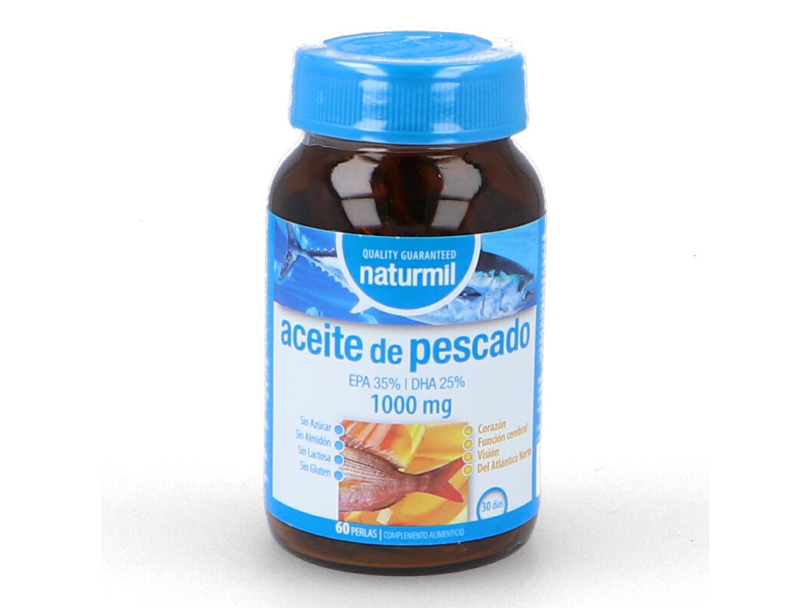 Complemento Alimentar NATURMIL Aceite Pescado 1000Mg. 60Per. Omega 3 Naturmil