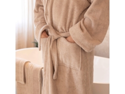 Albornoz Liso Beige Talla M-l