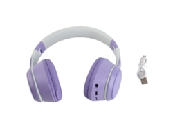 Auriculares Inalámbricos Bt Con Micrófono, Soporte Para Tarjeta De Memoria Cableada Para Teléfonos, Pc Y Juegos