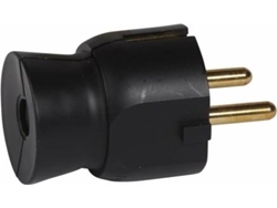 Adaptador Macho LEGRAND 050177 - 2P+T - 16A - Negro