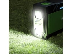 Gerador Elétrico De Manivela Portátil Rádio Am/fm Lanterna Led Solar Usb Para Emergência Camping
