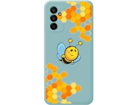 Carcasa para Samsung Galaxy M23 5G TUMUNDOSMARTPHONE Silicona Líquida Dibujos Azul