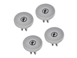 Ruedas de repuesto para la cesta inferior del lavavajillas, 40 mm, PP, compatibles con AEG, Privileg y Zanussi.
