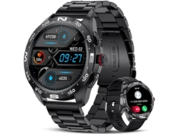 Reloj inteligente para Android iOS con llamadas Bluetooth, recordatorio de texto, altavoz de voz, monitor de actividad con monitoreo de frecuencia cardíaca.