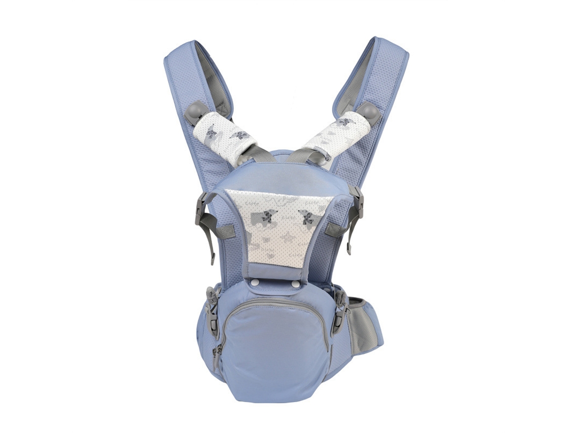 Portabebés Panoona apto para bebés de entre 3 y 20 kg (7-44 lbs) - Azul
