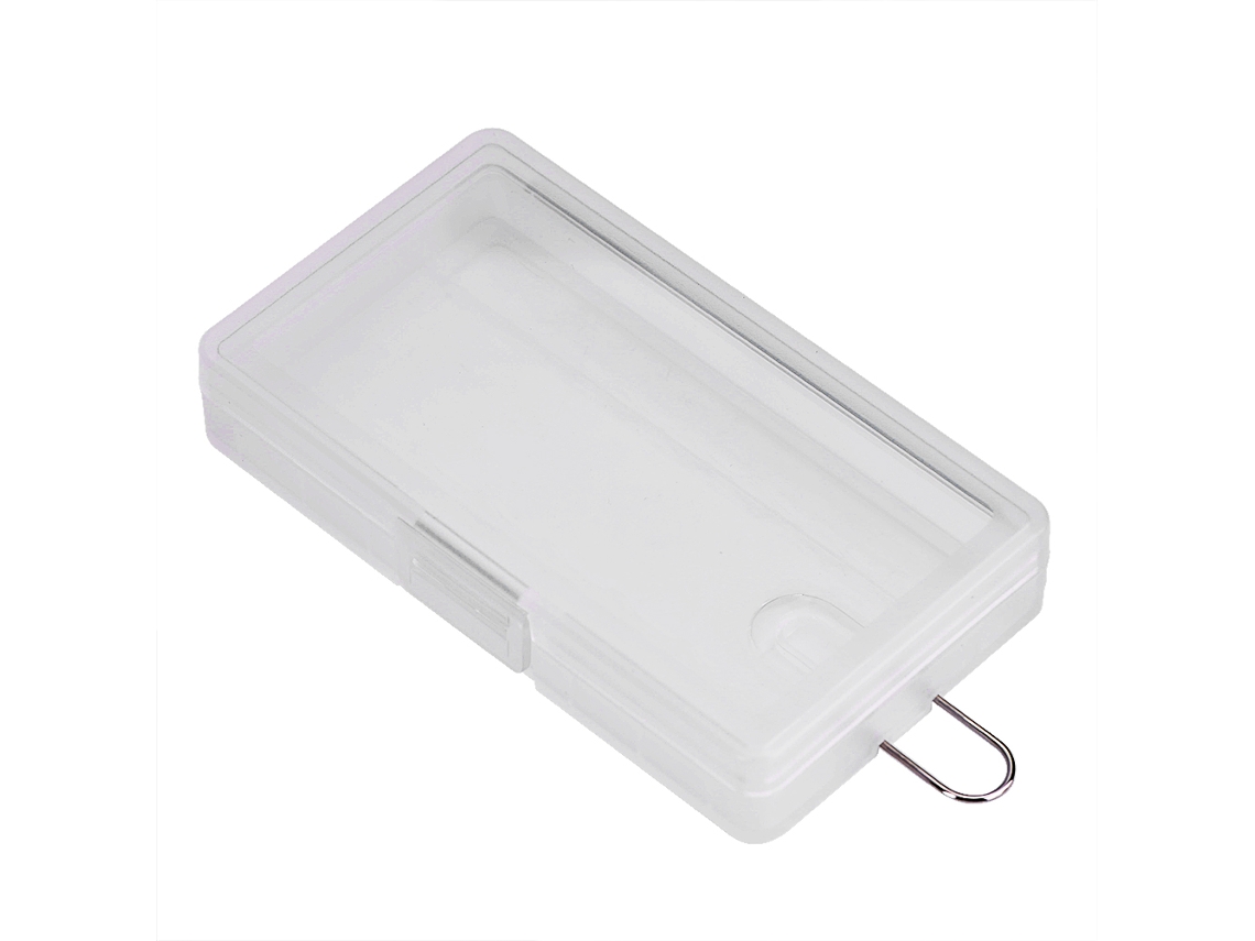 Baoj-2026novo5pcs Porta Bateria De Pp Duro Transparente 8aaa