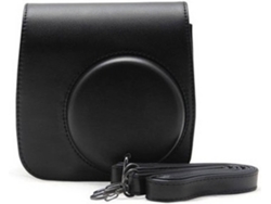 Szsmart Funda De Piel Para Cámara Instantánea Fujifilm Instax Mini 8/mini 8/mini 9 (negro)