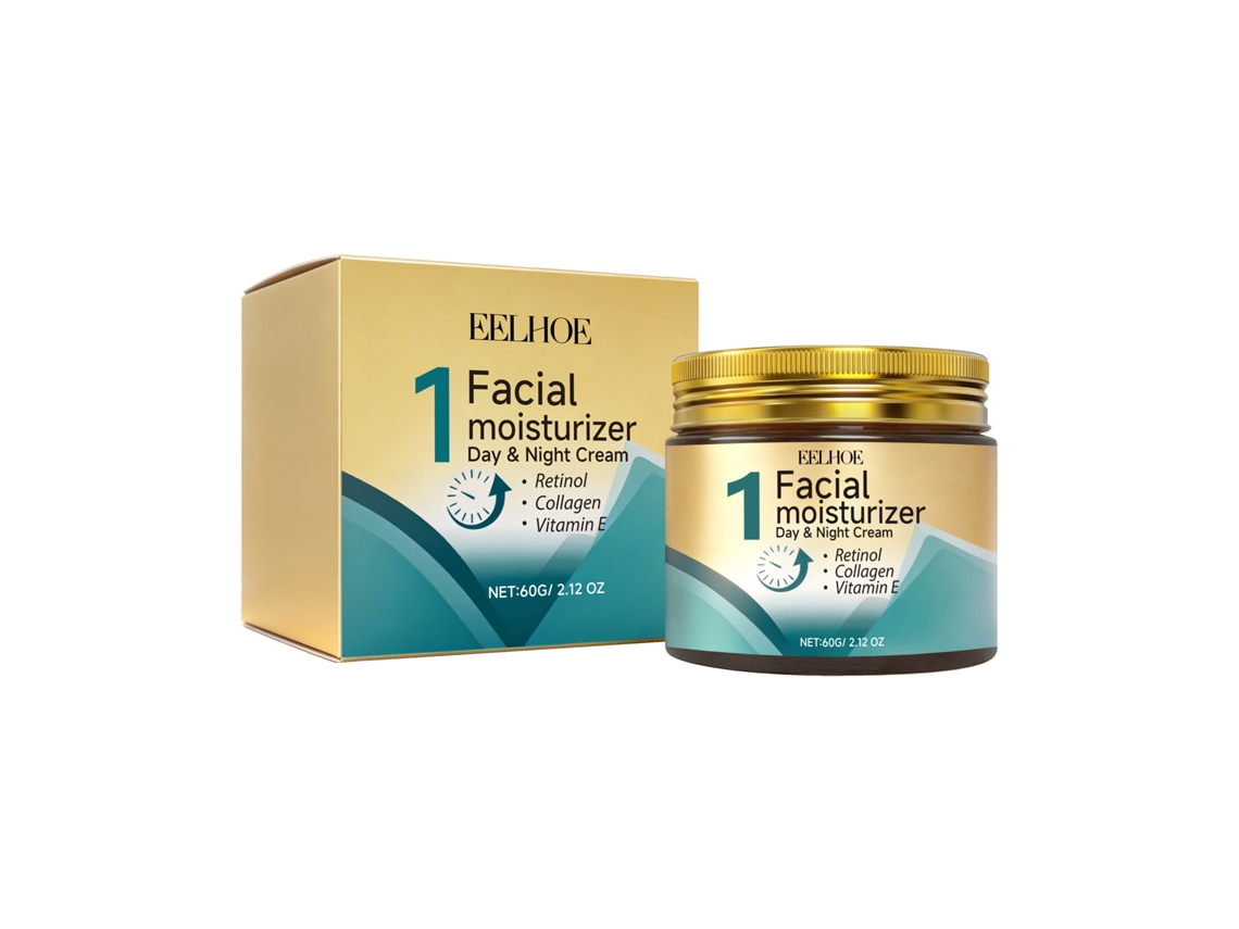 Crema hidratante con retinol para una piel radiante y juvenil.