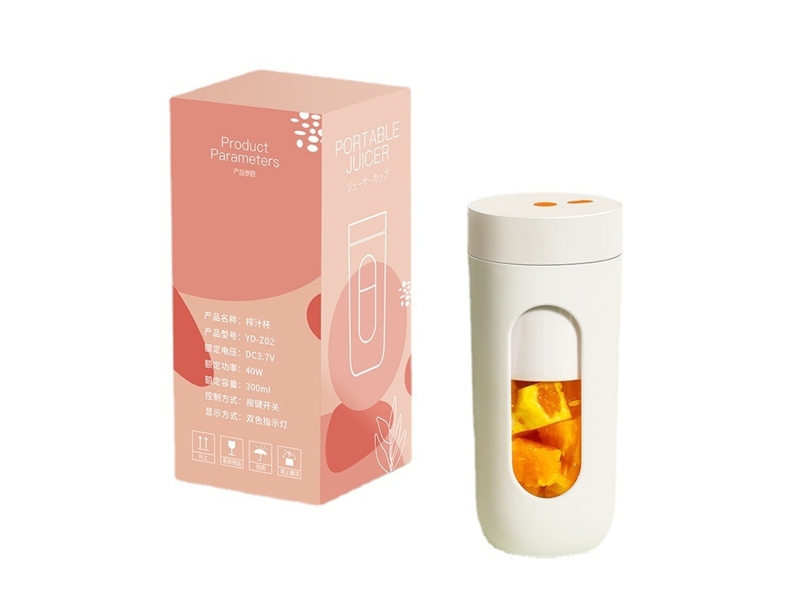 Licuadora recargable multifuncional Digitallab de 300 ml, material de grado alimenticio saludable