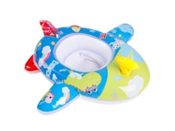 Flotador De Piscina Con Forma De Avión De Dinosaurio Con Asiento, Apto Para Niños De 1 A 5 Años, Azul Siurn