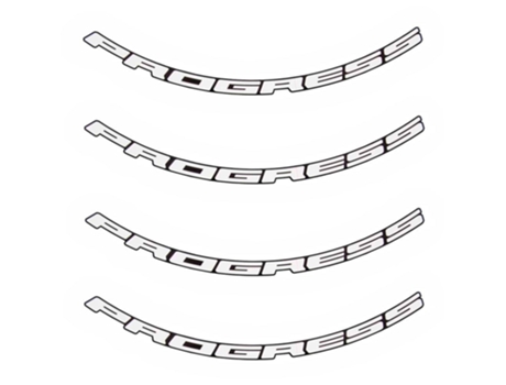 Decalques de Roda de Grafeno Uma Roda A-Prime/A-Prime Disc Brancoprogress