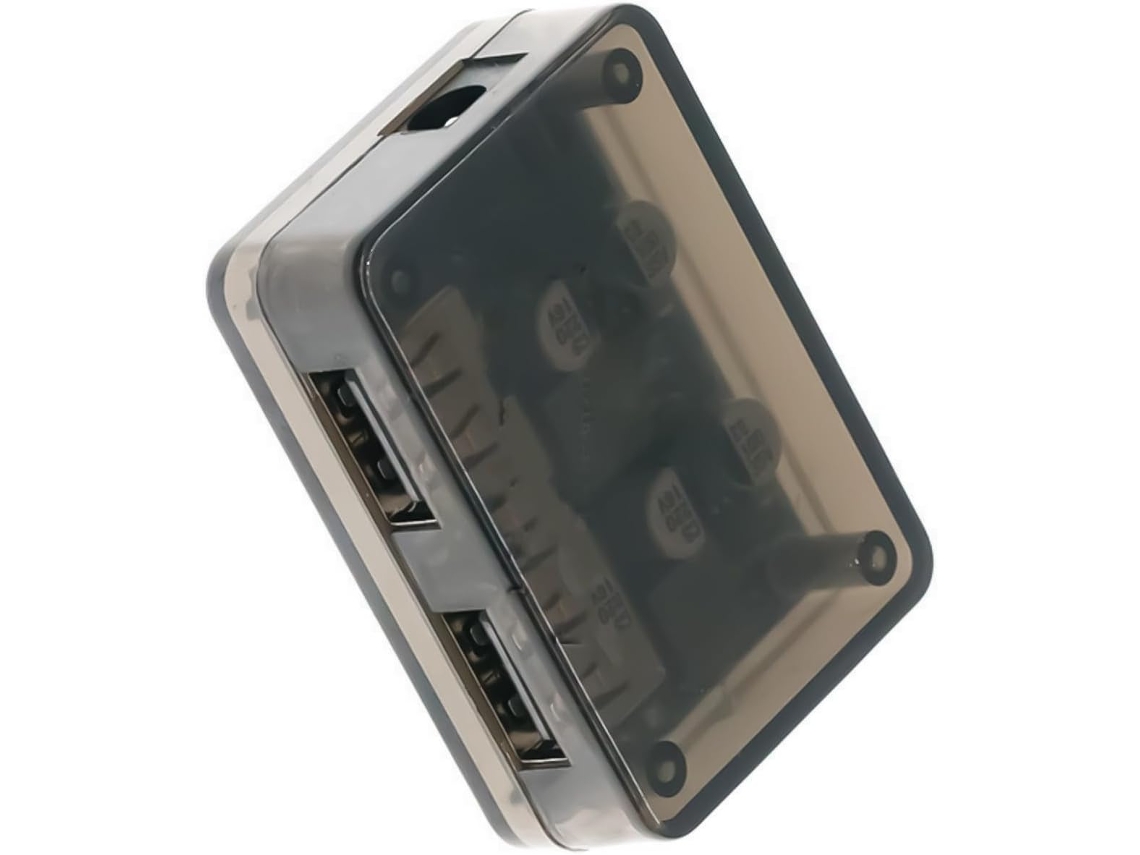 Módulo convertidor de carga rápida de 24 W, 2 puertos, indicador LED de encendido