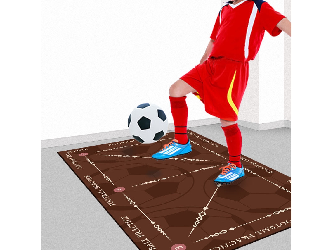 Tapete de entrenamiento de fútbol para todos los niveles, entrenamiento de agilidad del pie, 19,731.5 pulgadas Eifson (marrón)