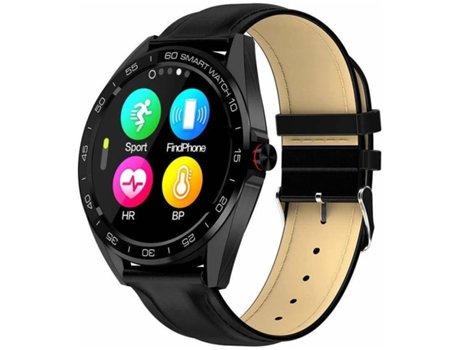 Smartwatch MDUG Monitor de Frequência Cardíaca Preto