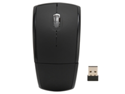 Mouse Sem Fio Plegável 2.4g Portátil Compacto 1600dpi Matte Para Escritório E Jogos Preto
